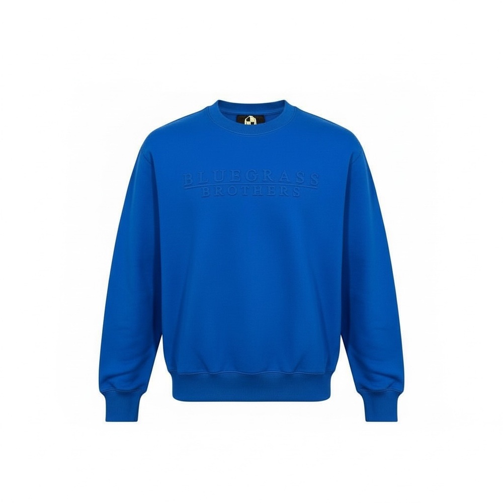 Bluegrass Brothers Unisex Crewneck Sweatshirt SZ XL Color Electric Blue